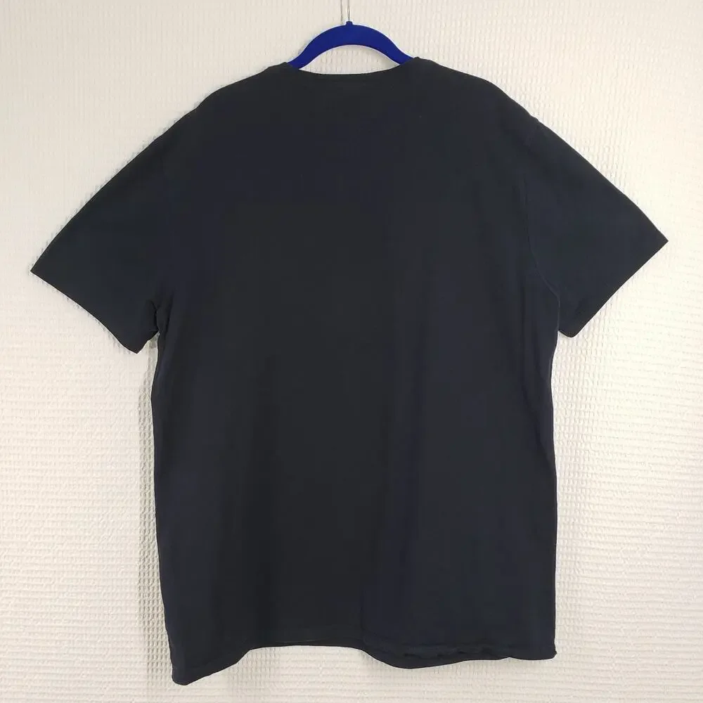 Tommy Hilfiger T-Shirt Mens XL Blue Logo Short Sleeve Crew Neck Graphic Tee Flag - Picture 2 of 16